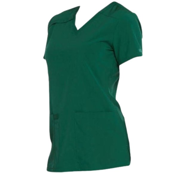 Dickies Tops - Hunter Green Dickies Women's EDS Essentials V-Neck Scrub Top Size XS
